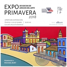 EXPO PRIMAVERA 2018 - Artista: Dante Manfredi - Martes, 11 de Septiembre de 2018